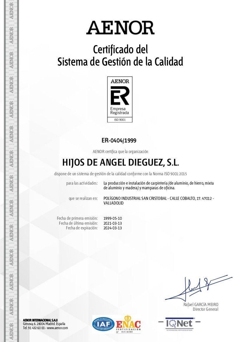 política de calidad Norma ISO 9001